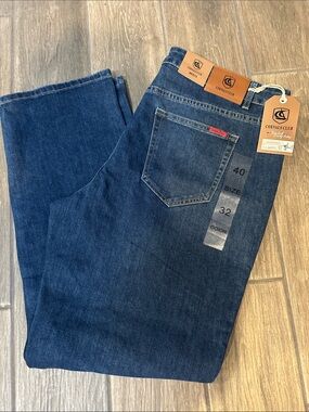 Coevals Club Men’s Straight Leg Classic Blue Denim Jeans. NWT Size 40/32